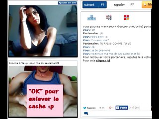 Chatroulette - совршена девојка cums тешко (со звук!) chatroulettte